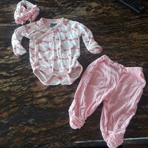 Baby girl 3 piece outfit.